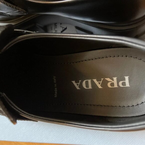 Prada leather Monolith loafers Size 37 - Picture 8 of 13